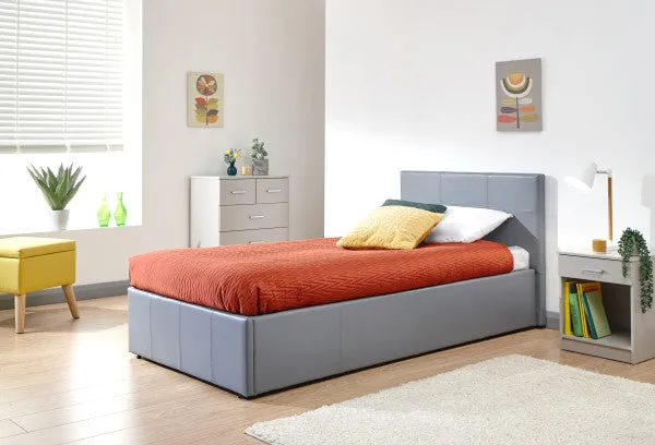 GFW End Lift Leather Ottoman Bed