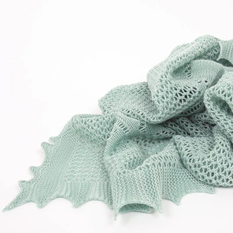 G.H.Hurt & Son Apple of My Eye Shawl - Soft Jade