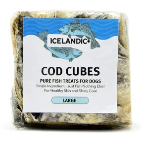 Icelandic  Cod Skin Large Cube Dog Treat