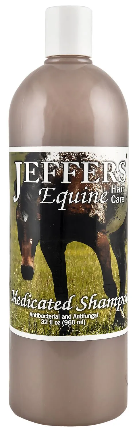 Jeffers Antibacterial & Antifungal Medicated Shampoo for Horses