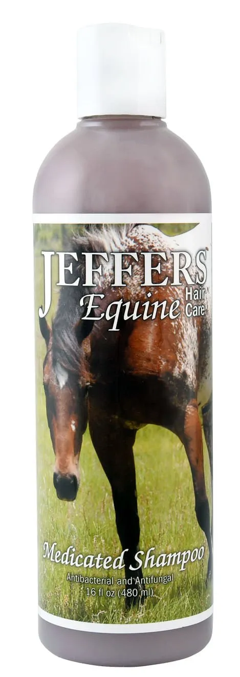 Jeffers Antibacterial & Antifungal Medicated Shampoo for Horses