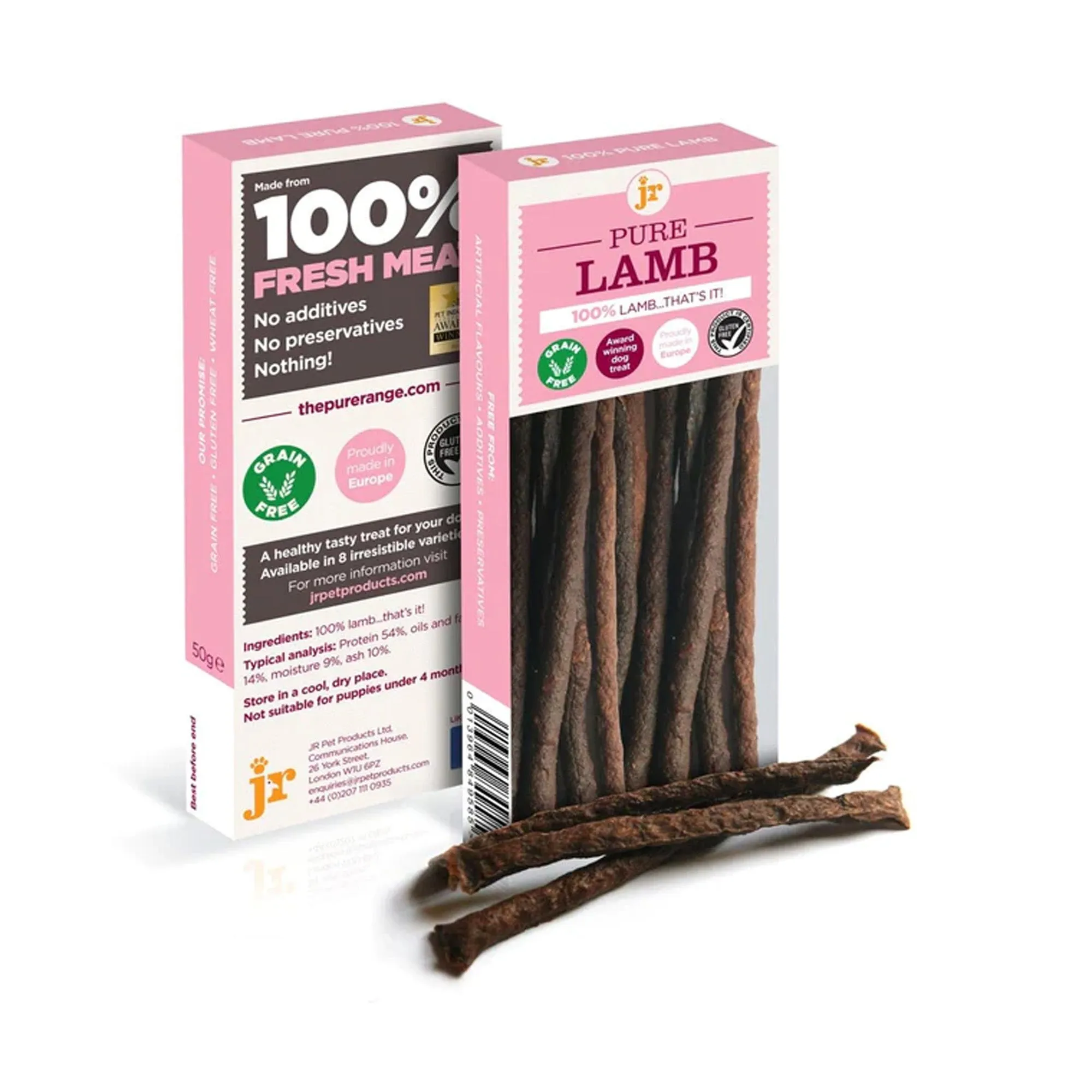 Jr Pet Products Pure Sticks Pack - Lamb