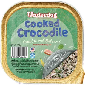 KOHE-VERSARY 8% OFF: Underdog Cooked Crocodile Complete & Balanced Frozen Dog Food 150g