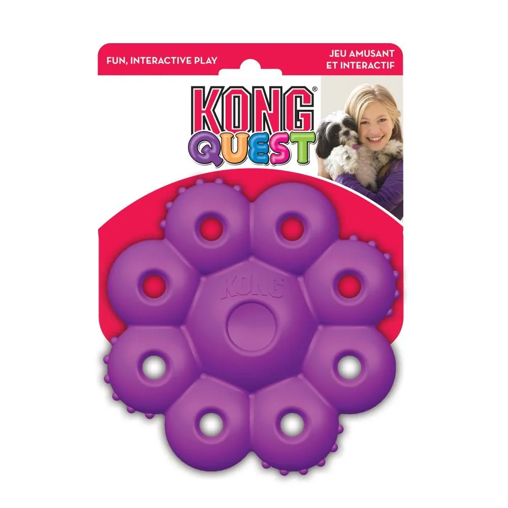 KONG | Dog Interactive Toy |  Quest Star Pods - Small