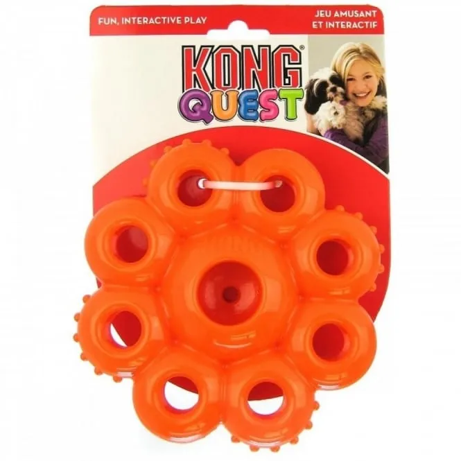 KONG | Dog Interactive Toy |  Quest Star Pods - Small