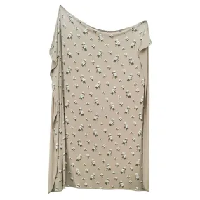 Kyte Baby Swaddle Blanket  - Small Khaki Magnolia