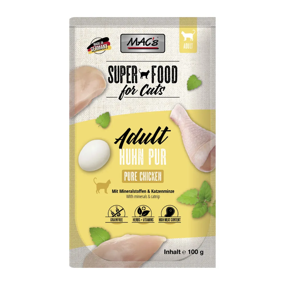 MAC's Cat Pouch - Superfood - Pure Chicken