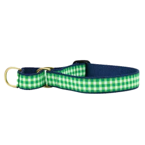 Martingale Collar | Lime Gingham