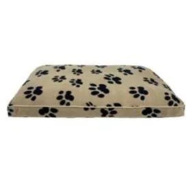 Medium Beige Polar Fleece Rectangular Pet Mat 90x60x8cm