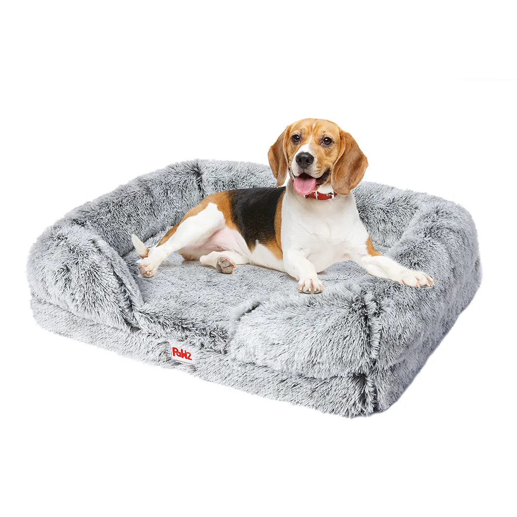 MEDIUM Dog Beds Pet Orthopedic Sofa - Grey