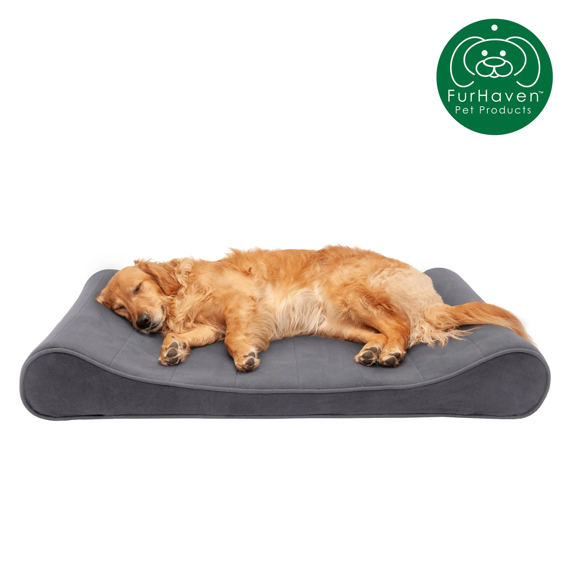 Memory Foam Microvelvet Luxe Lounger Pet Bed