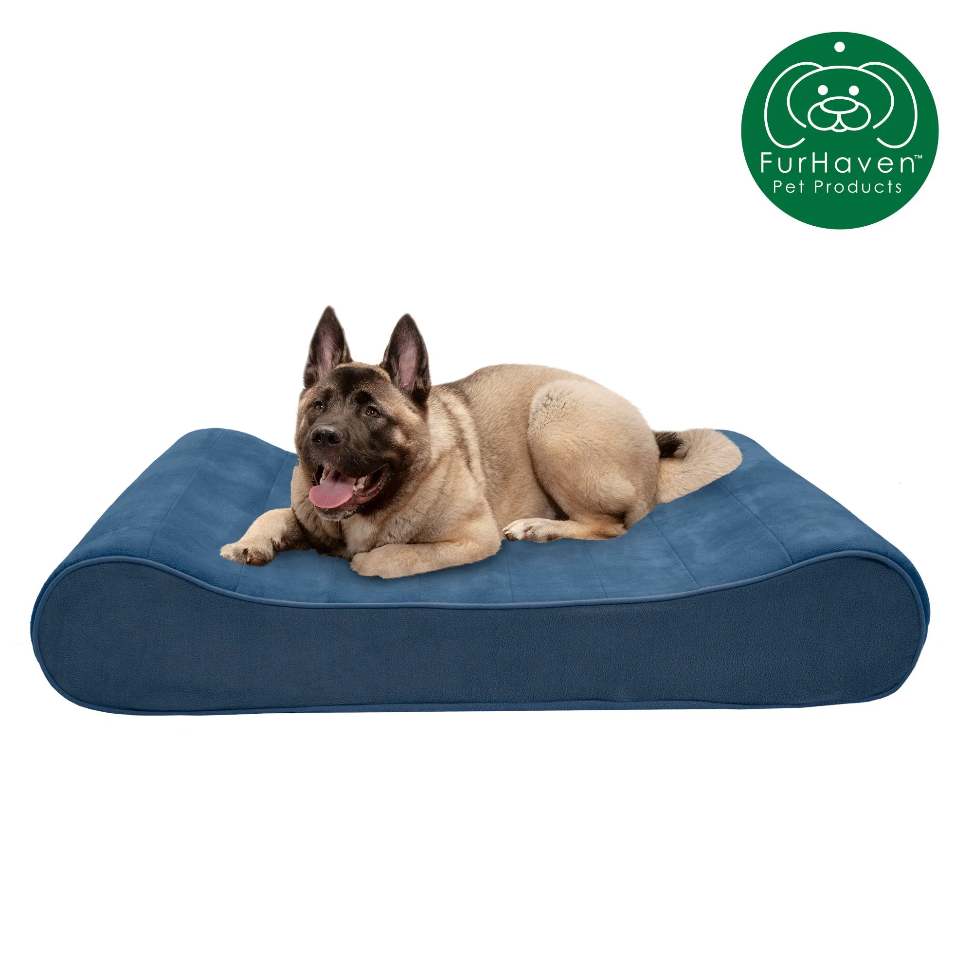 Memory Foam Microvelvet Luxe Lounger Pet Bed