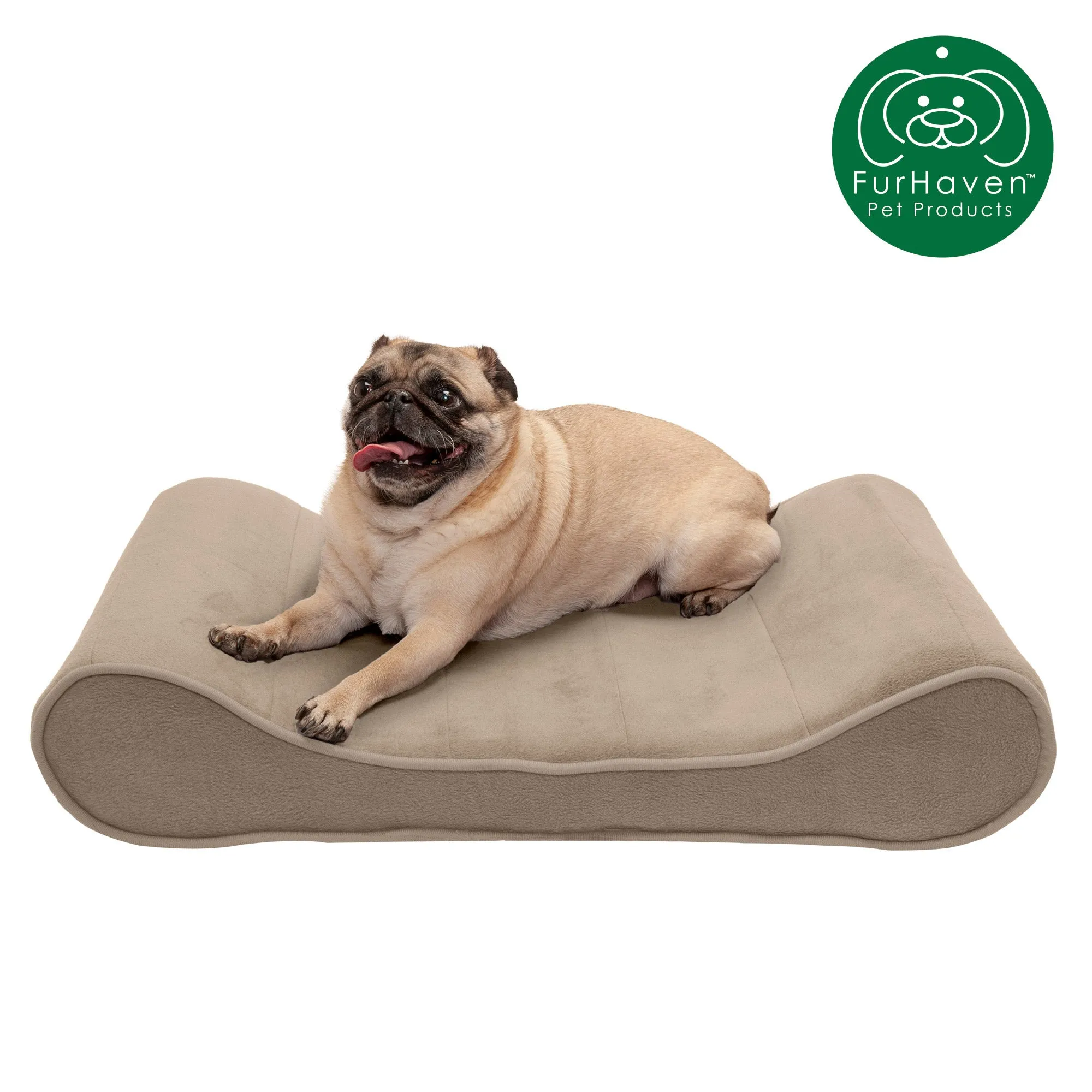 Memory Foam Microvelvet Luxe Lounger Pet Bed