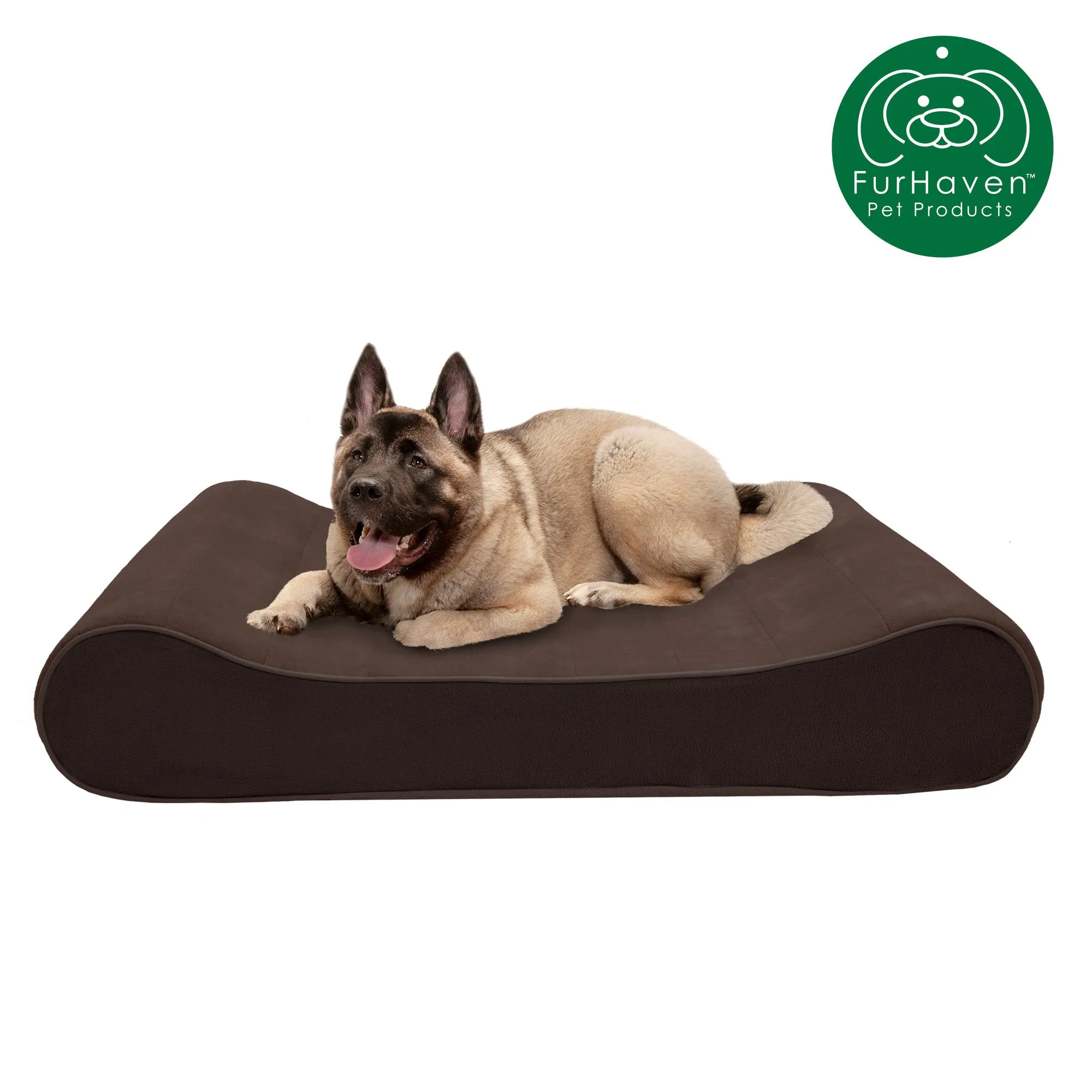 Memory Foam Microvelvet Luxe Lounger Pet Bed