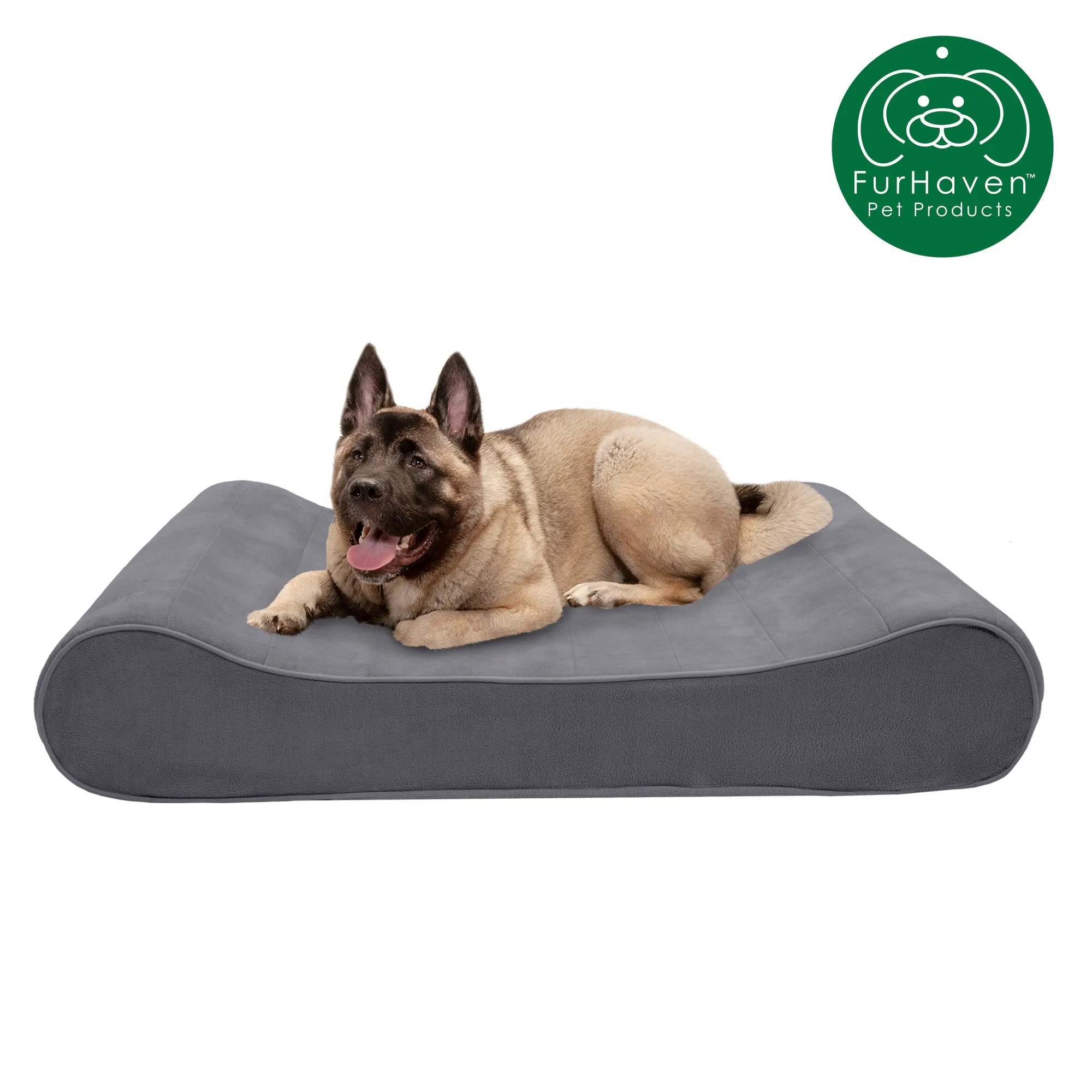 Memory Foam Microvelvet Luxe Lounger Pet Bed