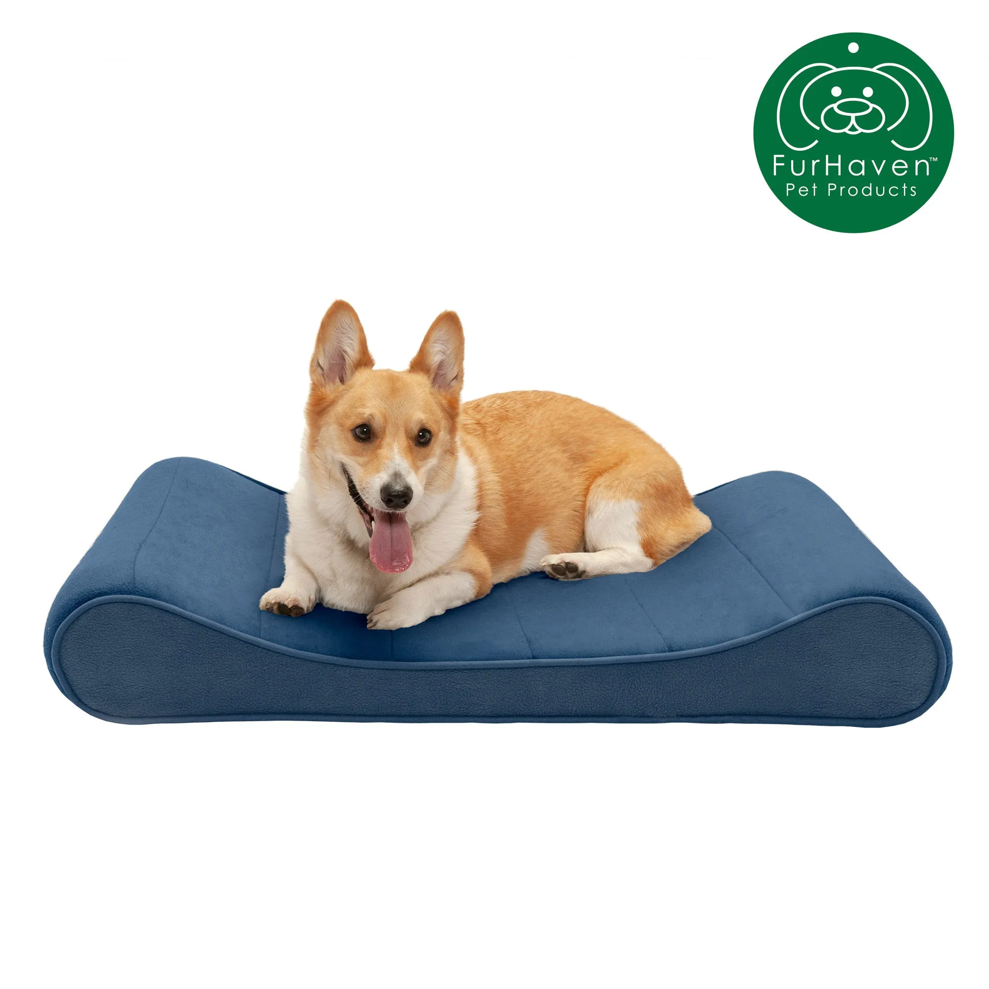 Memory Foam Microvelvet Luxe Lounger Pet Bed