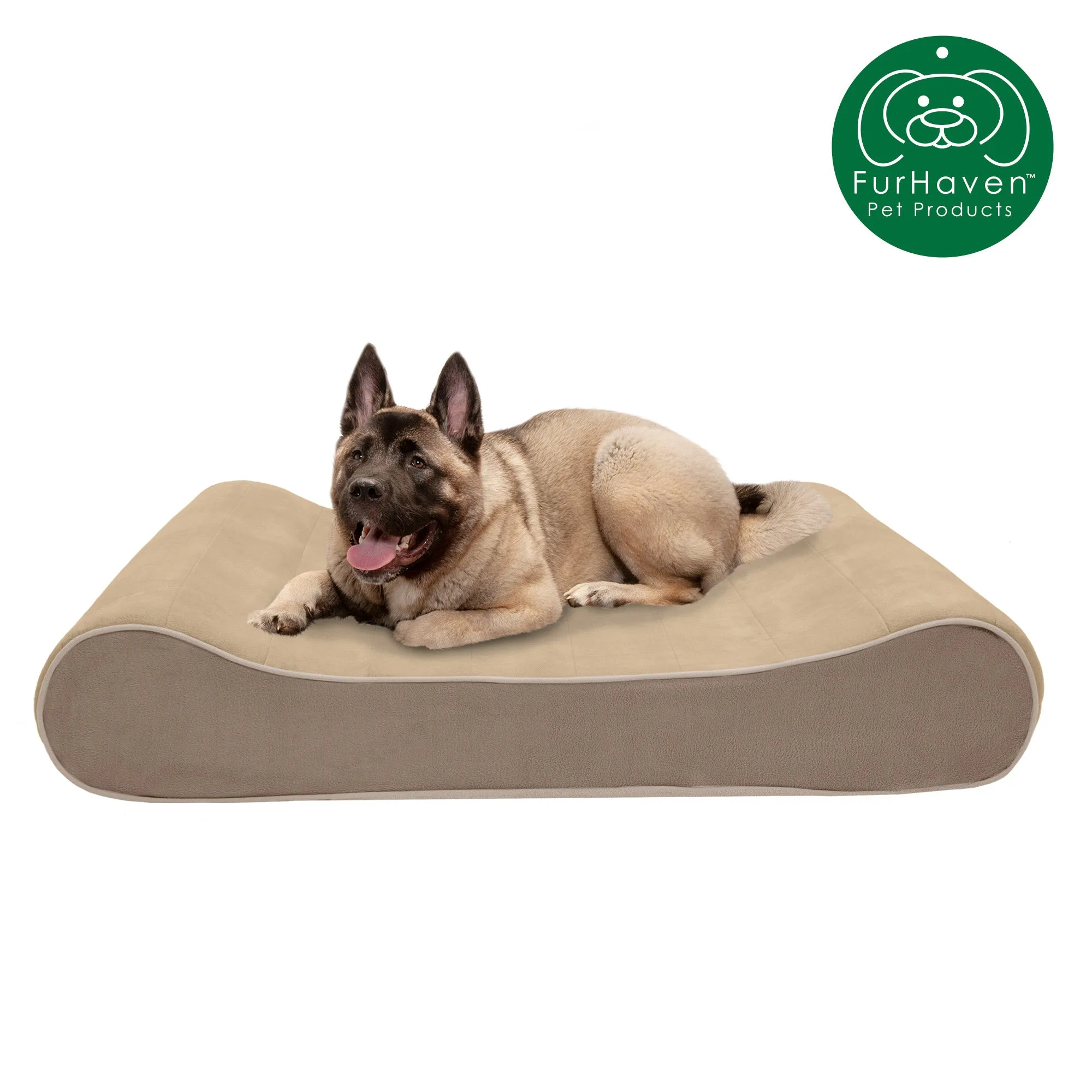 Memory Foam Microvelvet Luxe Lounger Pet Bed