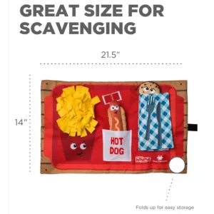 Outward Hound Activity Matz Fast Food Fun Puzzle Mat For Dogs