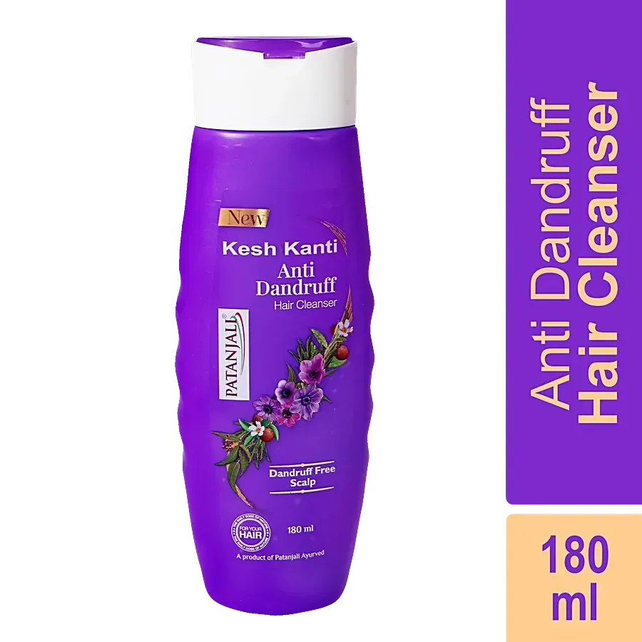 Patanjali Kesh Kanti Anti-Dandruff Hair Cleanser 180 ml