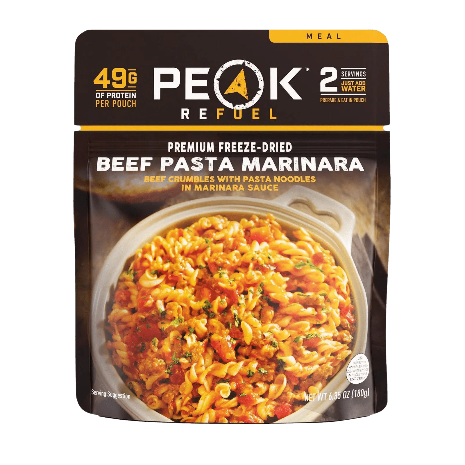 PEAK REFUEL Beef Pasta Marinara