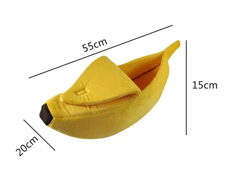 Pet Banana Calming Bed