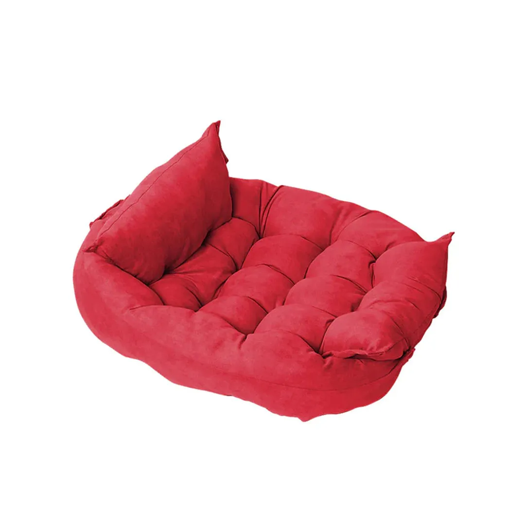 PetAffairs Multifunctional Suedette Sofa Dog Bed