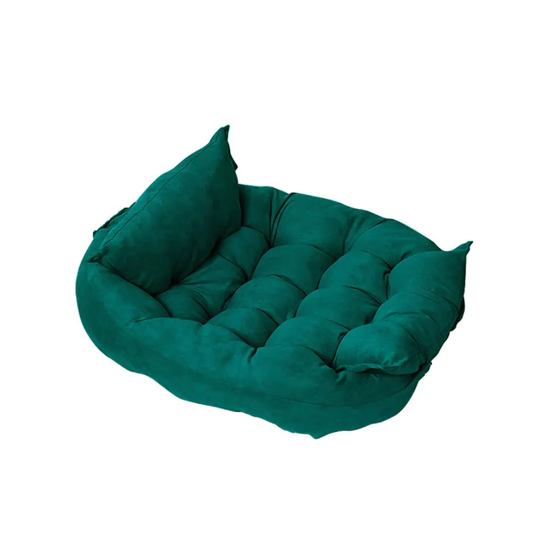 PetAffairs Multifunctional Suedette Sofa Dog Bed