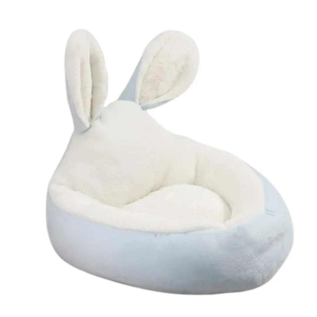 PetAffairs Soft Plush Cute Cartoon Rabbit Pet Bed