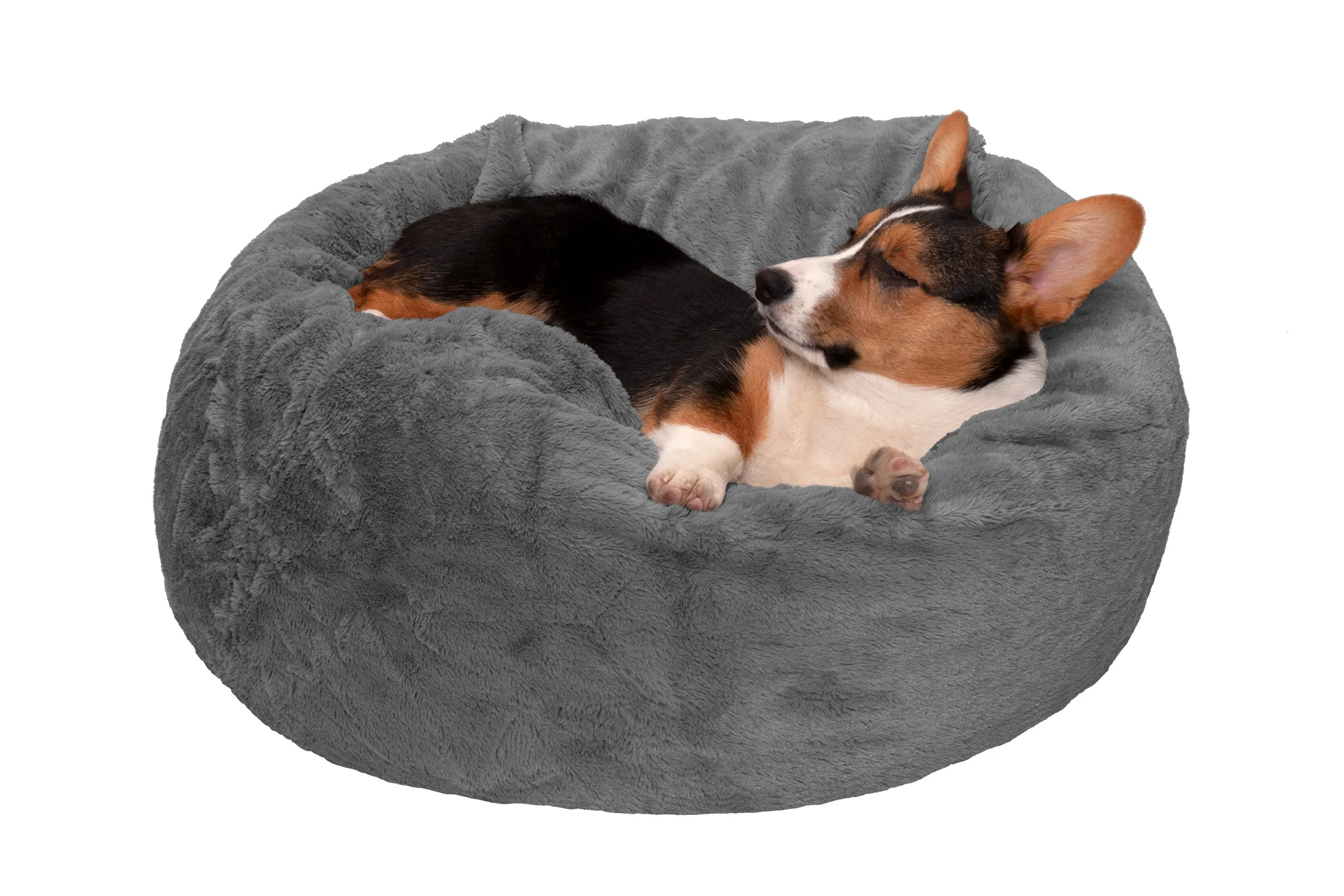 Plush Ball Dog Bed