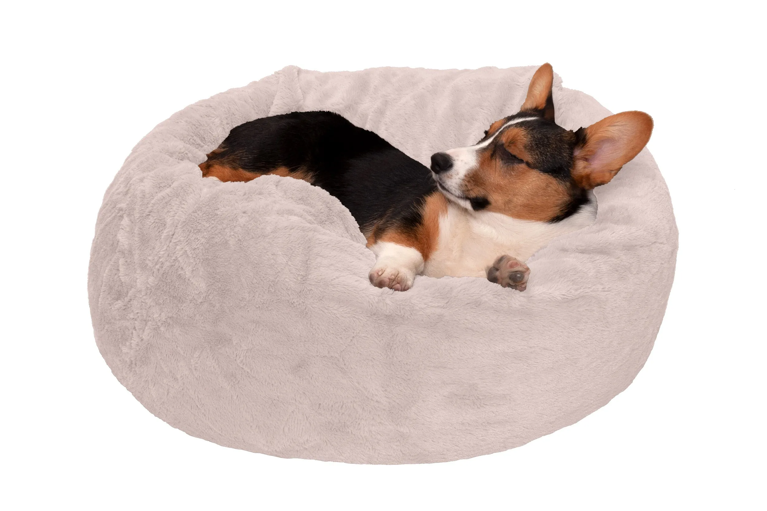 Plush Ball Dog Bed