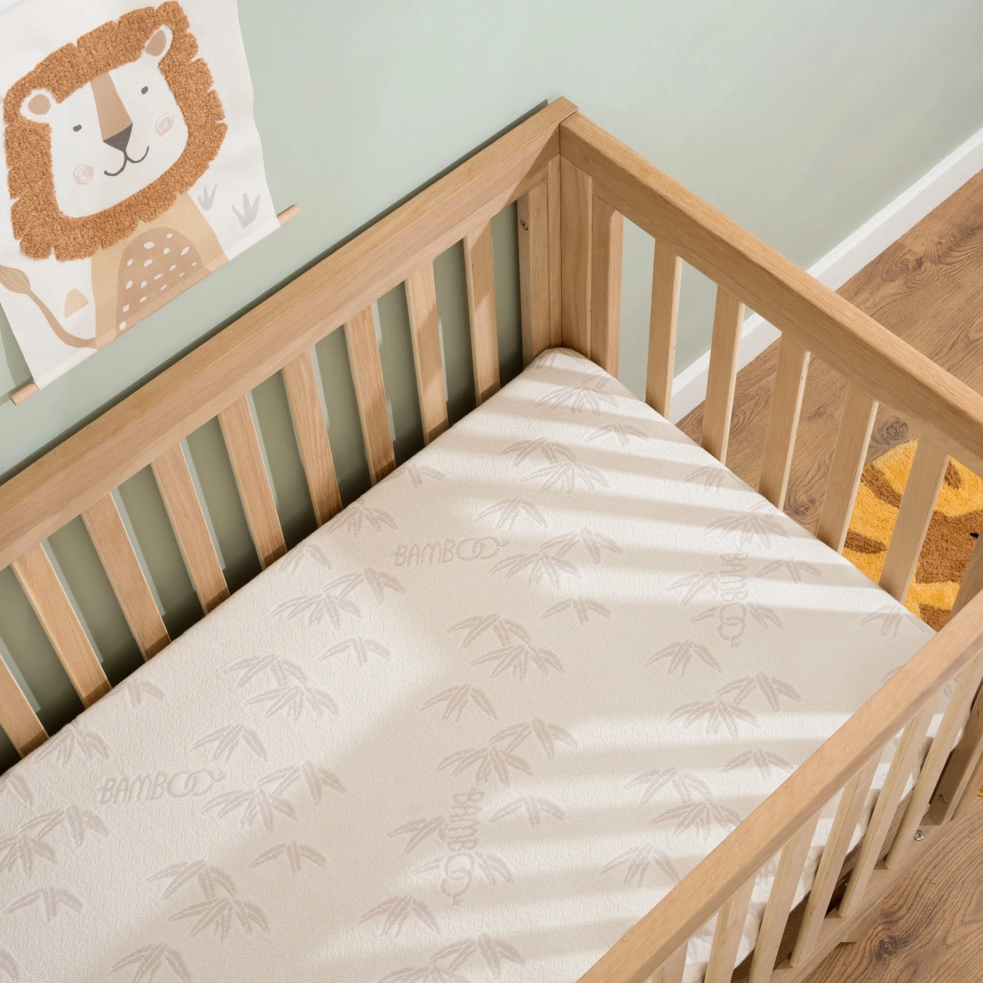 Premium Bamboo Pocket Sprung Cot Bed Mattress (140 x 70 cm)