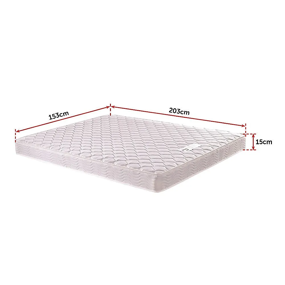 Queen Spring Mattress, Soft Quilting, Movement Absorption - PALERMO