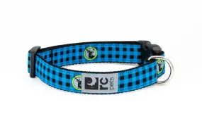 RC Pets Clip Collar Blue Buffalo Plaid SALE