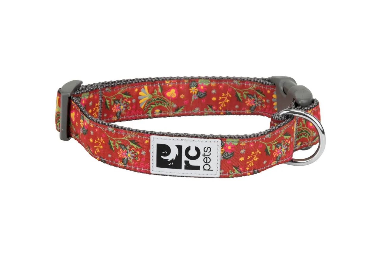 RC Pets Clip Collar - Clay Floral Medium