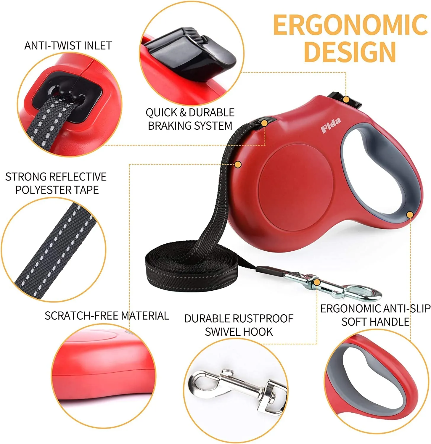 Retractable Dog Leash with Dispenser & Poop Bags - Meet Roaming Rover! 🐾🚶‍♀️