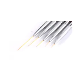 Set of 5 Long Hair Nail Art Liner Brushes