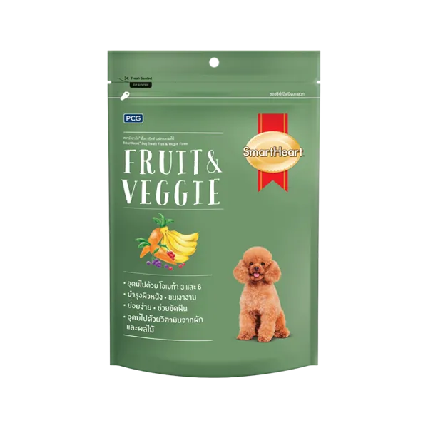 Smartheart Dog Food Fruit & Veggie Flavour 100g