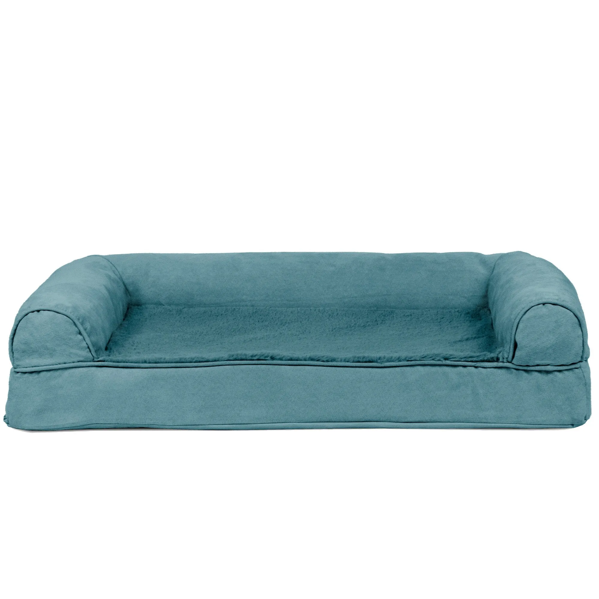 Sofa Dog Bed - Plush & Suede