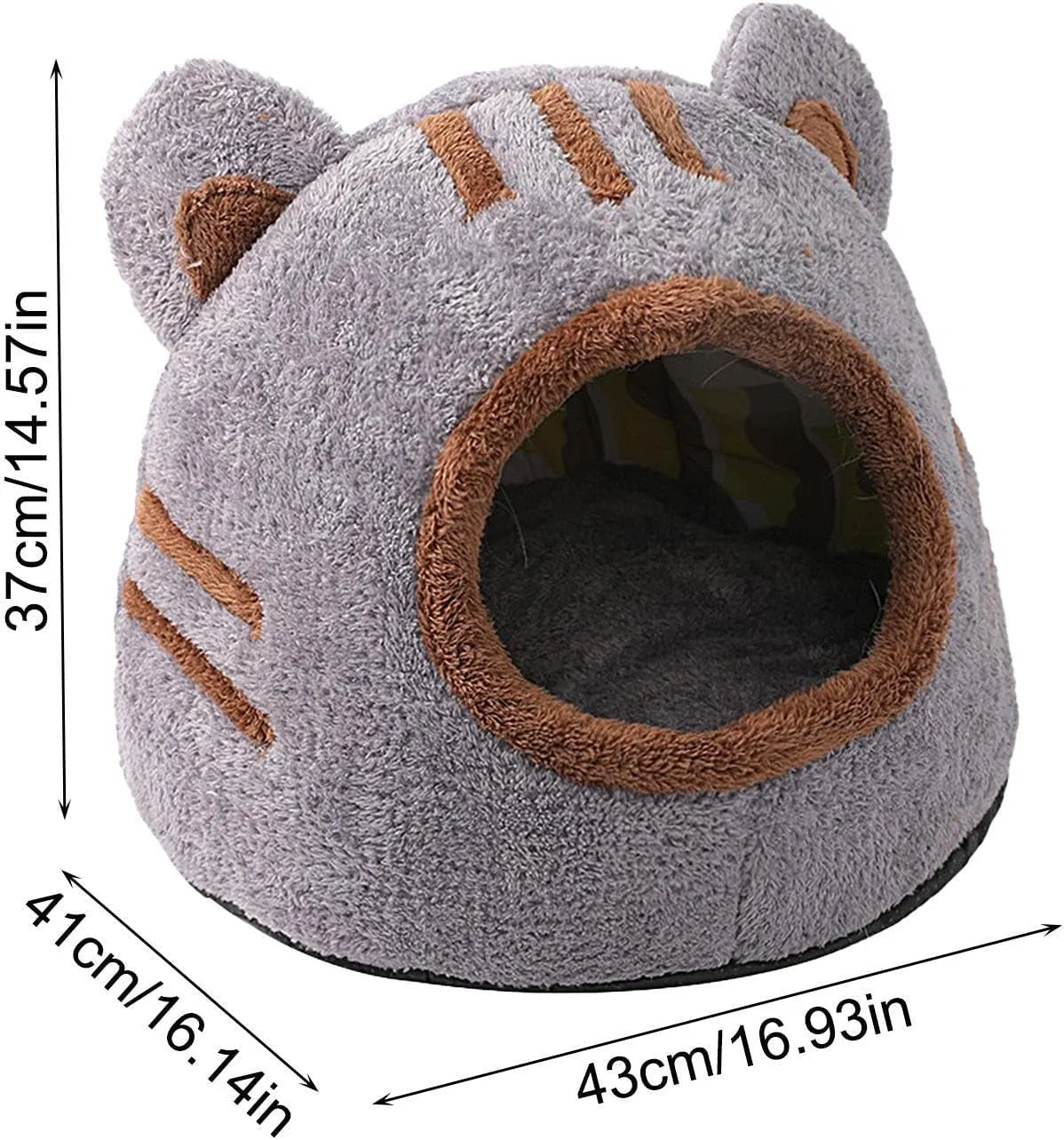 Soft Plush Cat Bed House