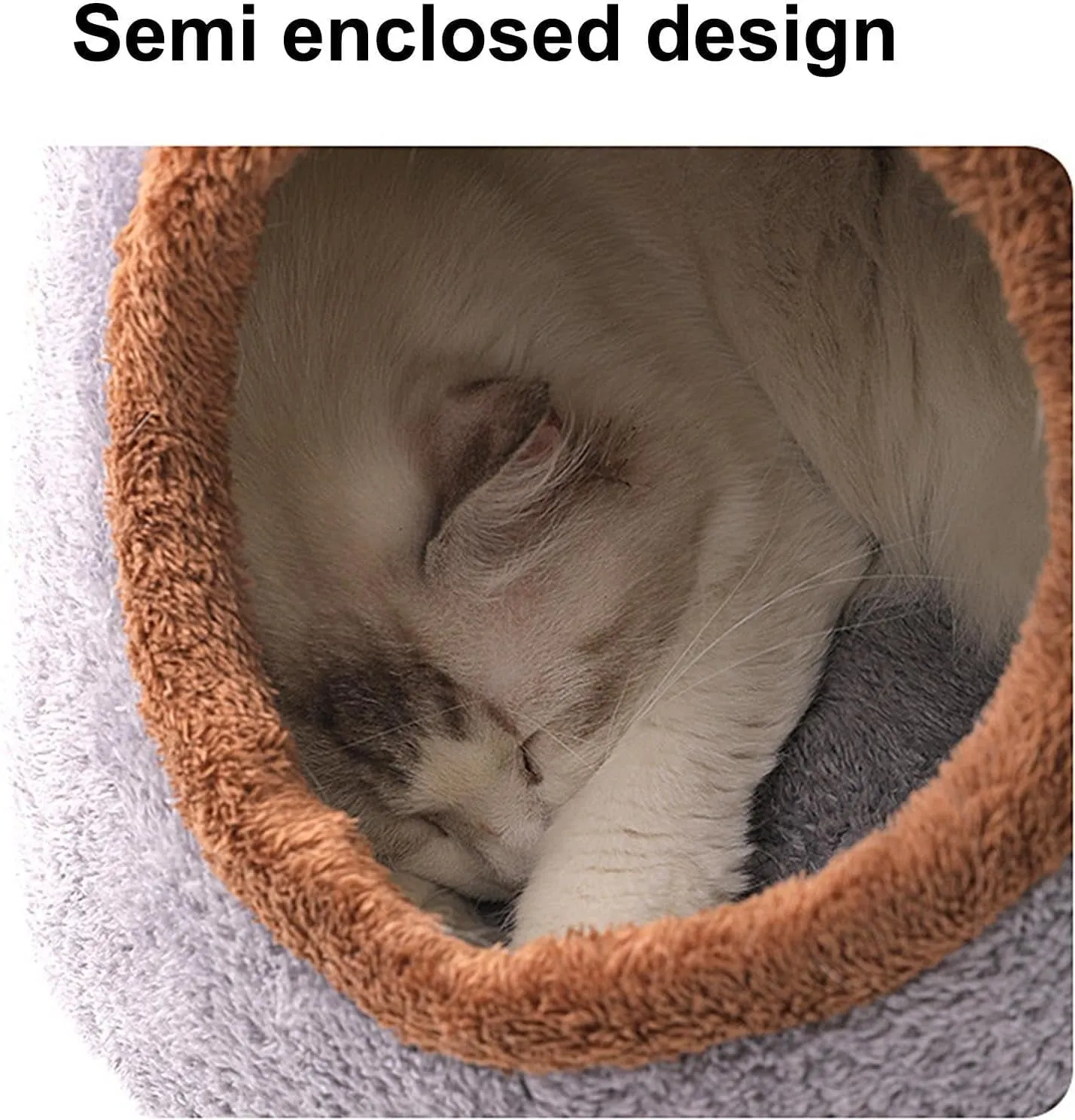 Soft Plush Cat Bed House