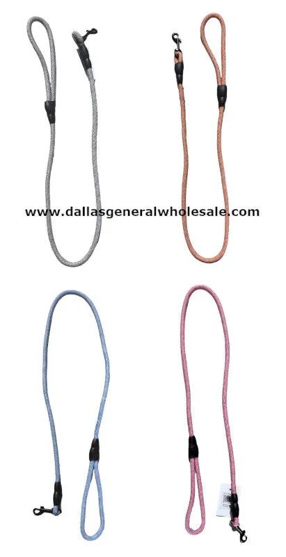 Solid Color Stretchy Pet Dog Leashes Wholesale