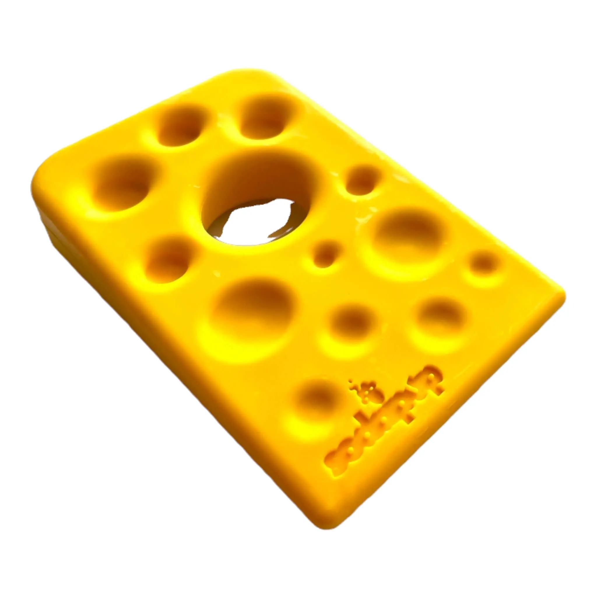 Swiss Cheese Wedge Dog Chew Toy