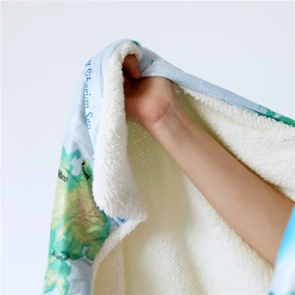 The Happy Mermaid Soft Sherpa Blanket