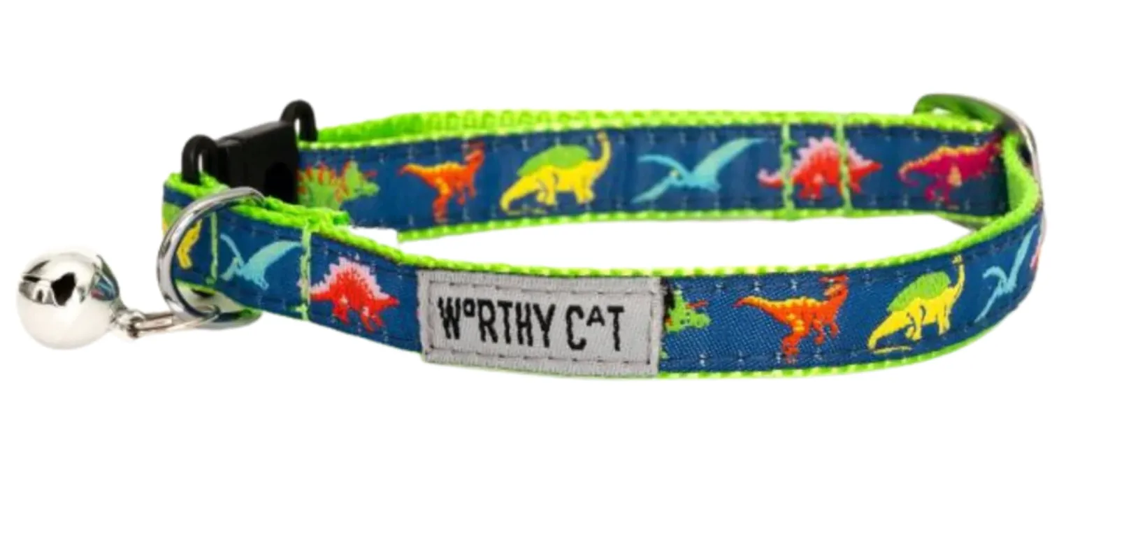 The Worthy Cat Collar Dino 10-12"