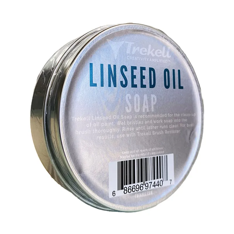 Trekell Linseed Oil Soap - Premium Cleaner for Oil Paint - 3oz