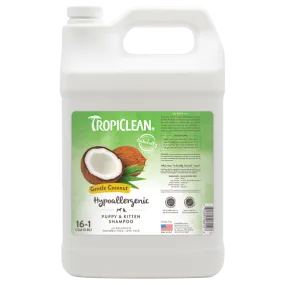 Tropiclean Gentle Coconut Hypoallergenic Puppy & Kitten Shampoo - Gallon