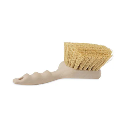 Utility Brush, Cream Tampico Bristles, 5.5" Brush, 3" Tan Plastic Handle