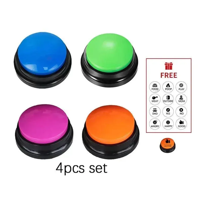 Voice Recording Button Dog Training Toy