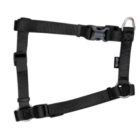 Zeus Nylon Dog Harness - Charcoal - Large - 2 cm x 45-70 cm (3-4in x 18in-27in)