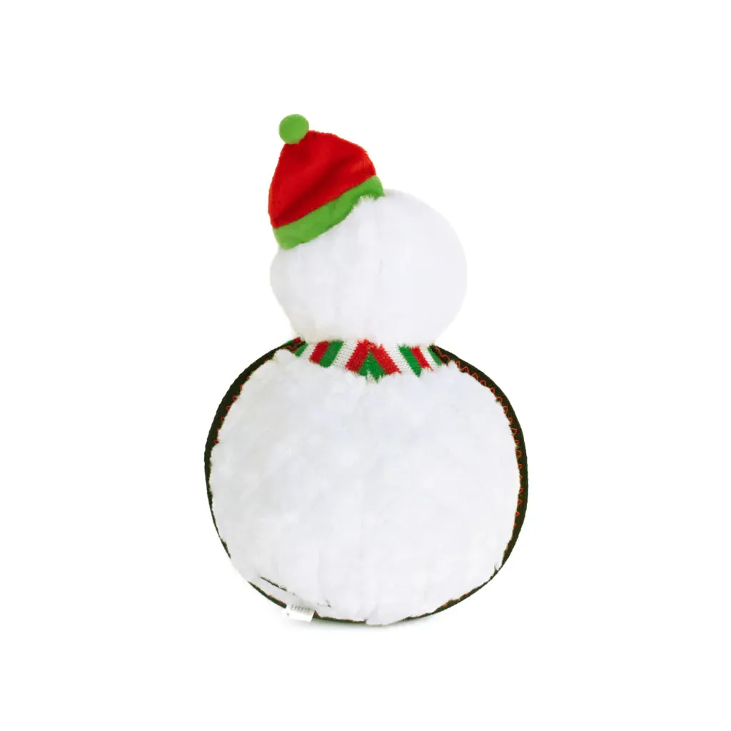 ZippyPaws Dog Toy Holiday Z-Stitch Grunterz Snowman